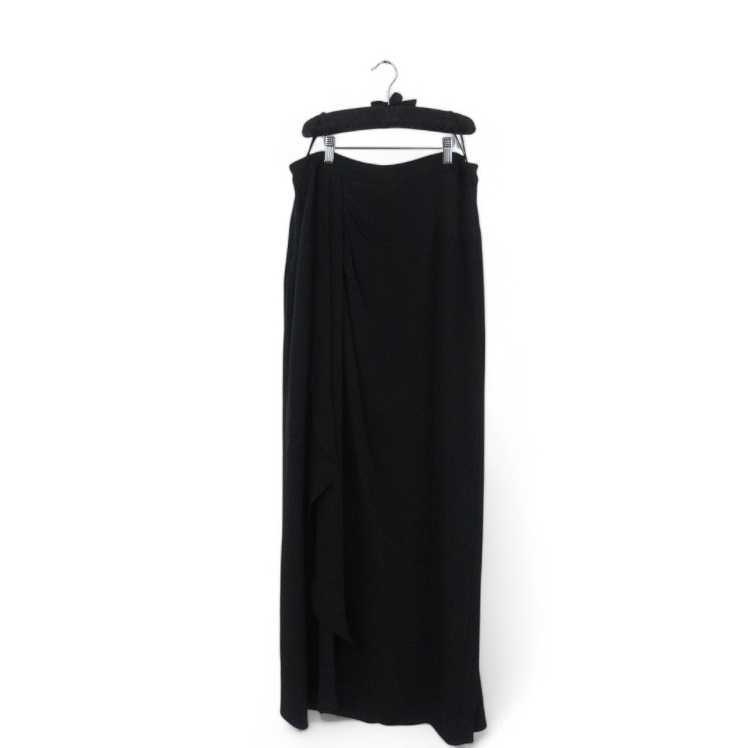 back image for Temperley London Wrap Skirt Black UK 16 Bridesmaid Womenswear | Pre-loved