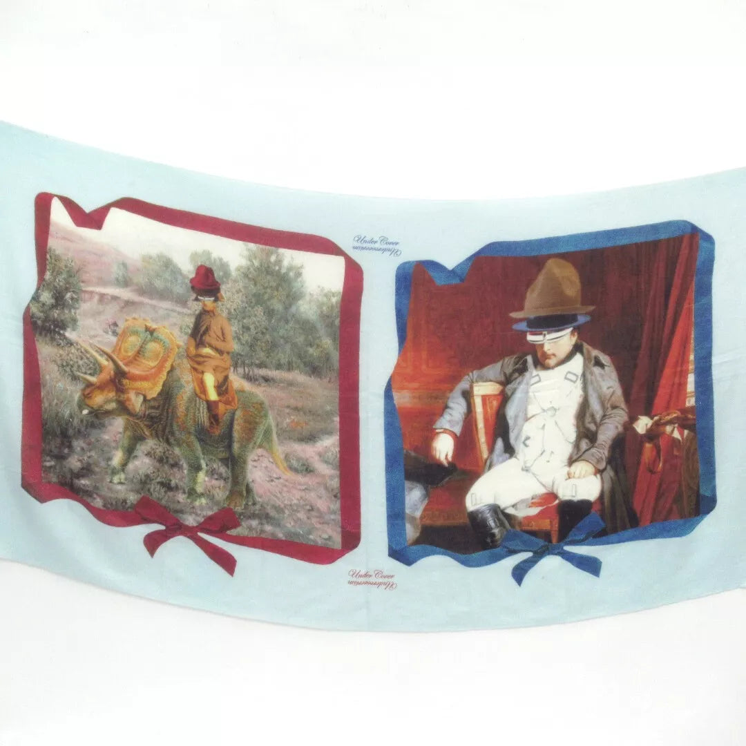 Front image for Undercover 38"x70" Multicoloured Print Scarf Wrap Womenswear | Preloved
