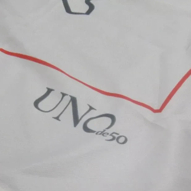 Brand logo image for Uno De50 48"x48" White Black Heart Square Square Womenswear | Preloved