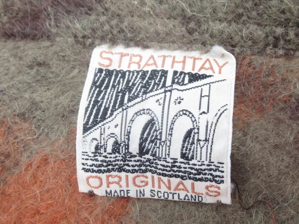 Brand label image for Strathtay Originals One Size Brown Mix Wool Shawl Womenswear | Preloved