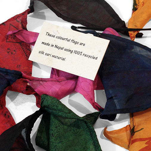 Recycled Sari Bunting