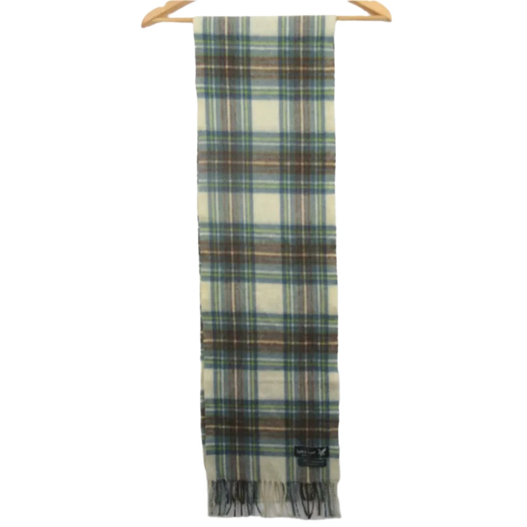 Front image for Lyle & Scott 10"x66" Multicoloured Lambswool Scarf Menswear | Preloved