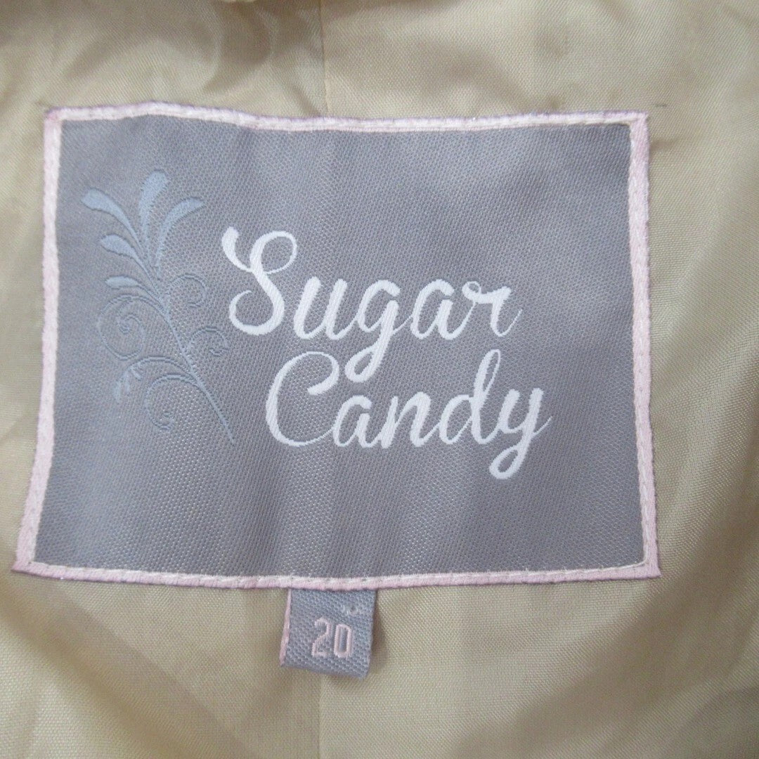 label image for Sugar Candy Faux Fur Coat UK 20 Beige Womenswear | Pre-loved