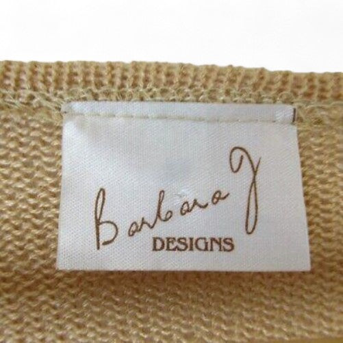 label image for Barbara J Design Knitted Beaded Top Medium Womenswear | Pre-loved 