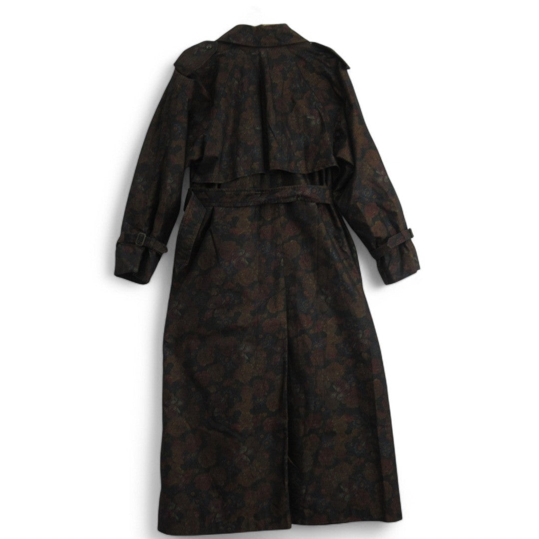 back image for Morcosia Vintage Trench Weather Coat Floral Medium Womenswear - Preloved