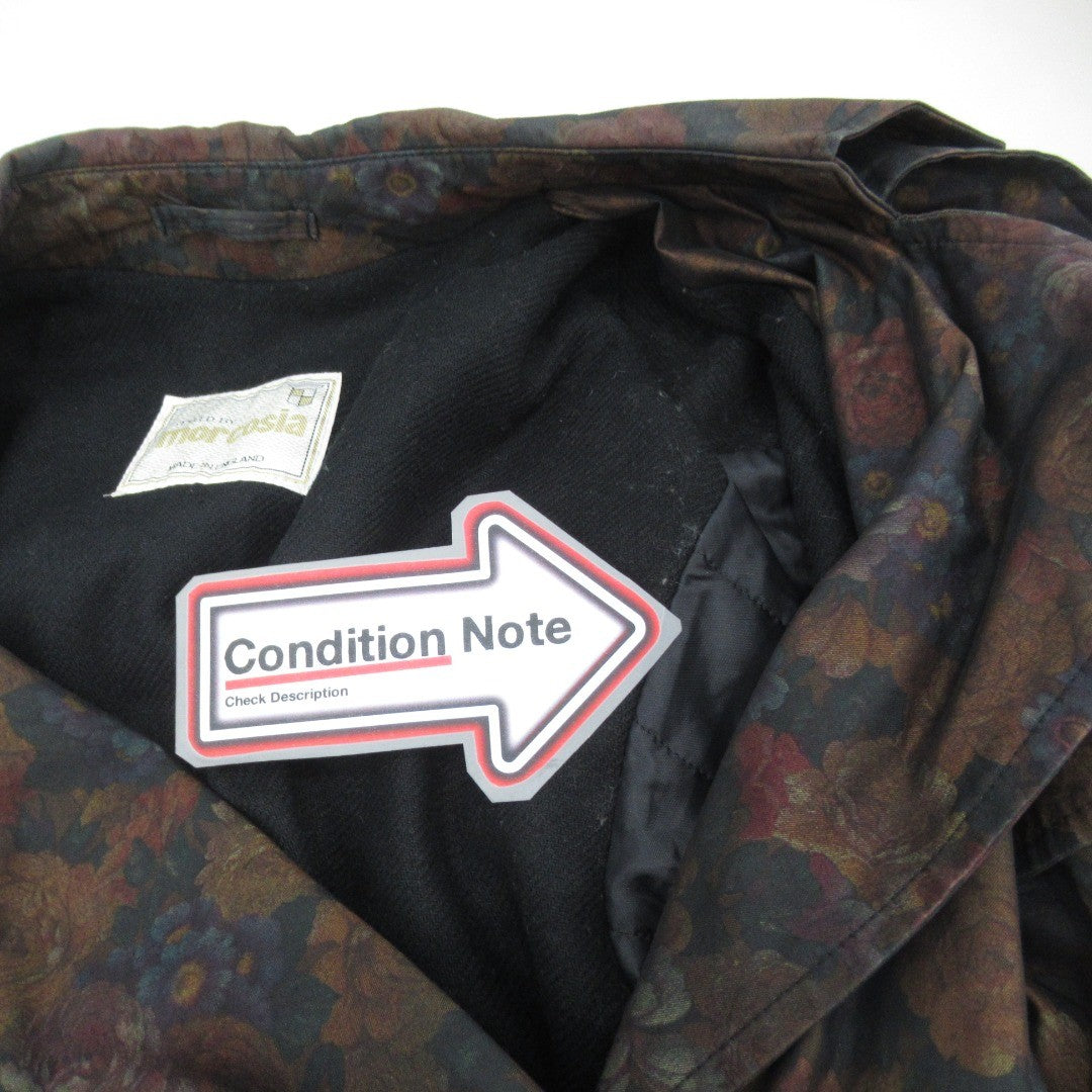 condition image for Morcosia Vintage Trench Weather Coat Floral Medium Womenswear - Preloved