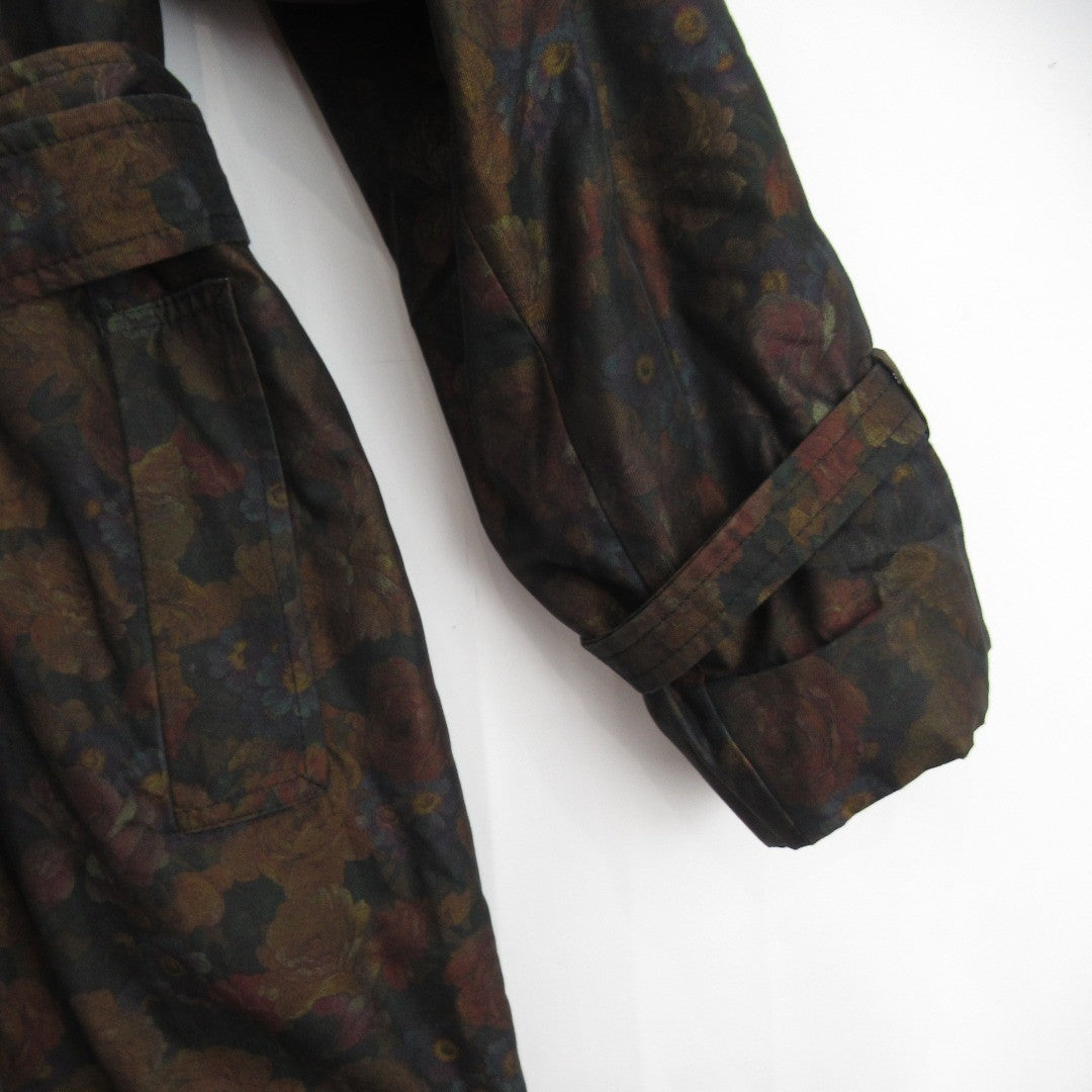 sleeve image for Morcosia Vintage Trench Weather Coat Floral Medium Womenswear - Preloved
