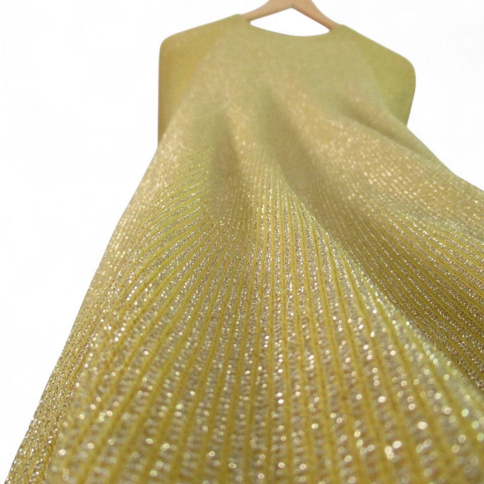 close up image for Bill Blass Vintage Long Dress Medium Gold Yellow Womenswear | Pre- loved