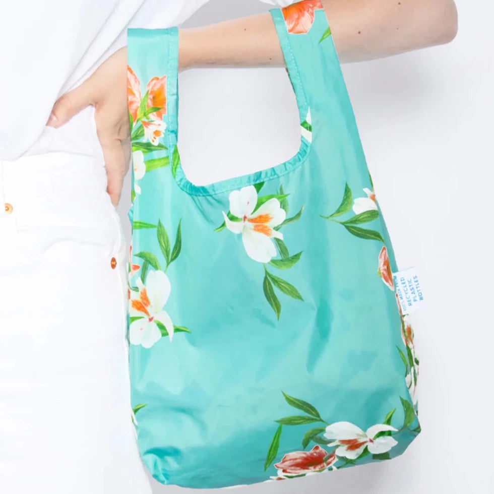 Kind Bag - Mini Recycled Packable Shopping Bag - Floral