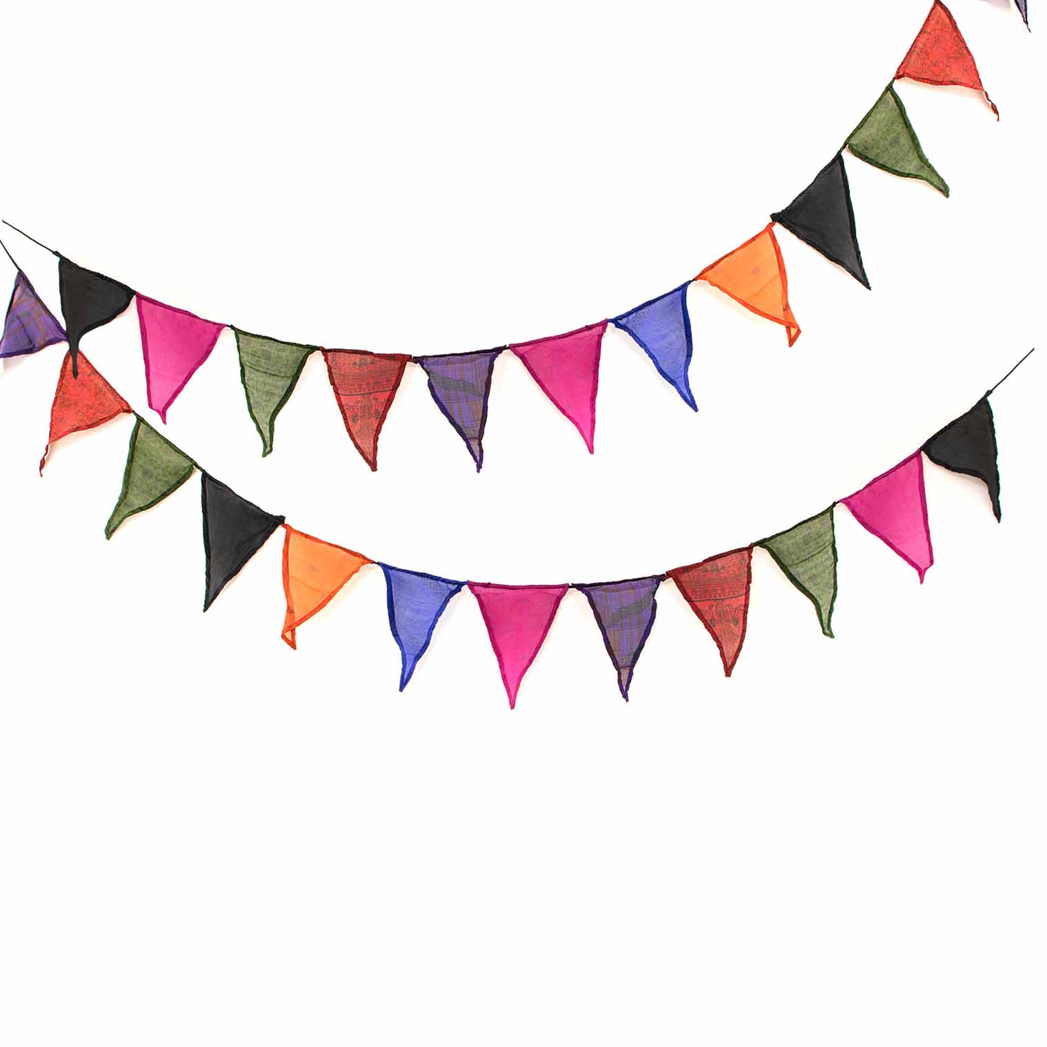 Recycled Sari Bunting