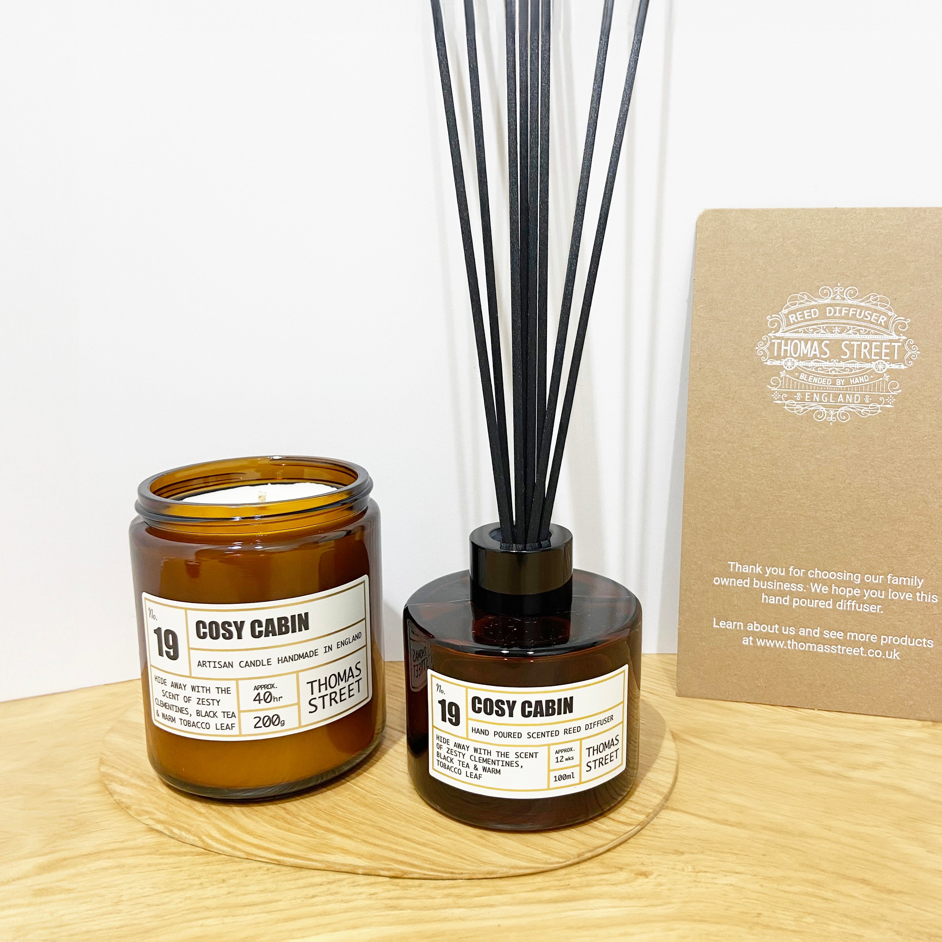 Thomas Street Cosy Cabin Soy Wax Scented Candle