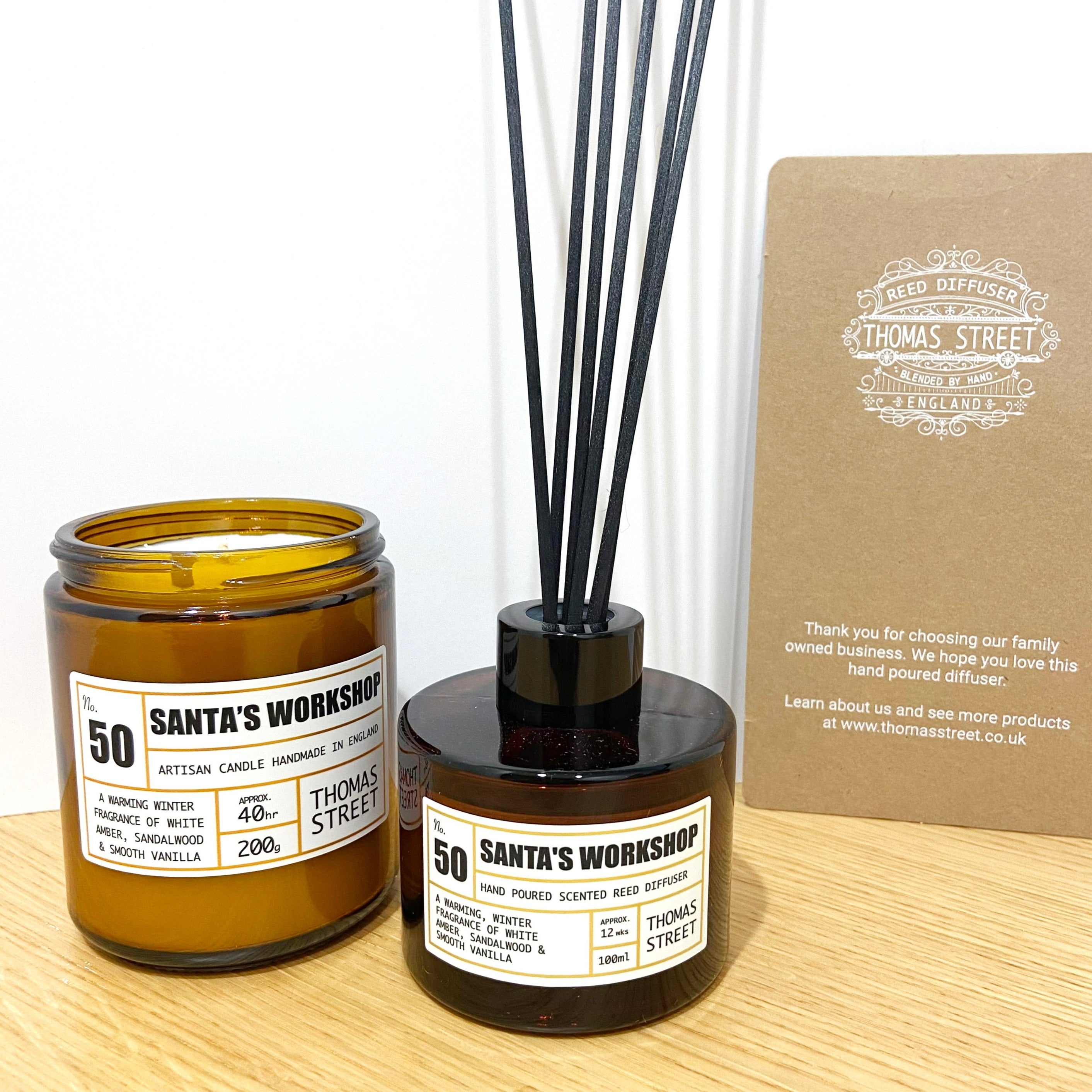 Thomas Street Santa's Workshop Scented Reed 100ml Room Diffuser