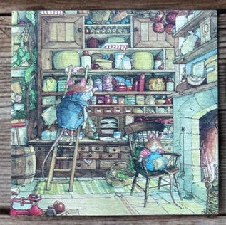 Spring Bramley Hedge | Wooden Coaster