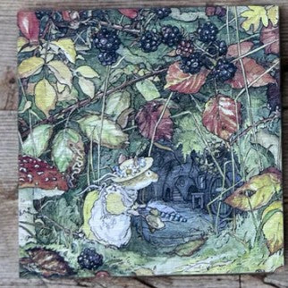Autumn Bramley Hedge | Wooden Coaster