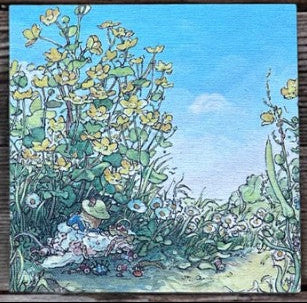 Summer Bramley Hedge | Wooden Coaster