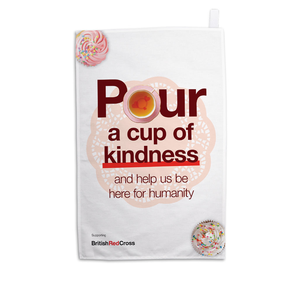 Pour a Cup of Kindness | Tea Towel