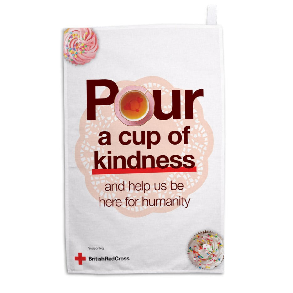 Pour a Cup of Kindness | Tea Towel