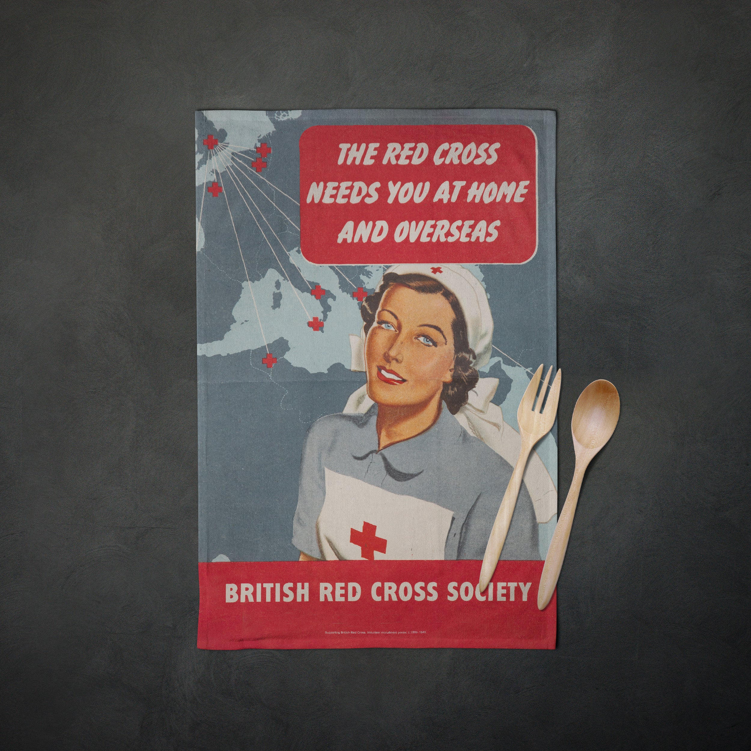 At home and overseas Tea towel | Heritage Collection
