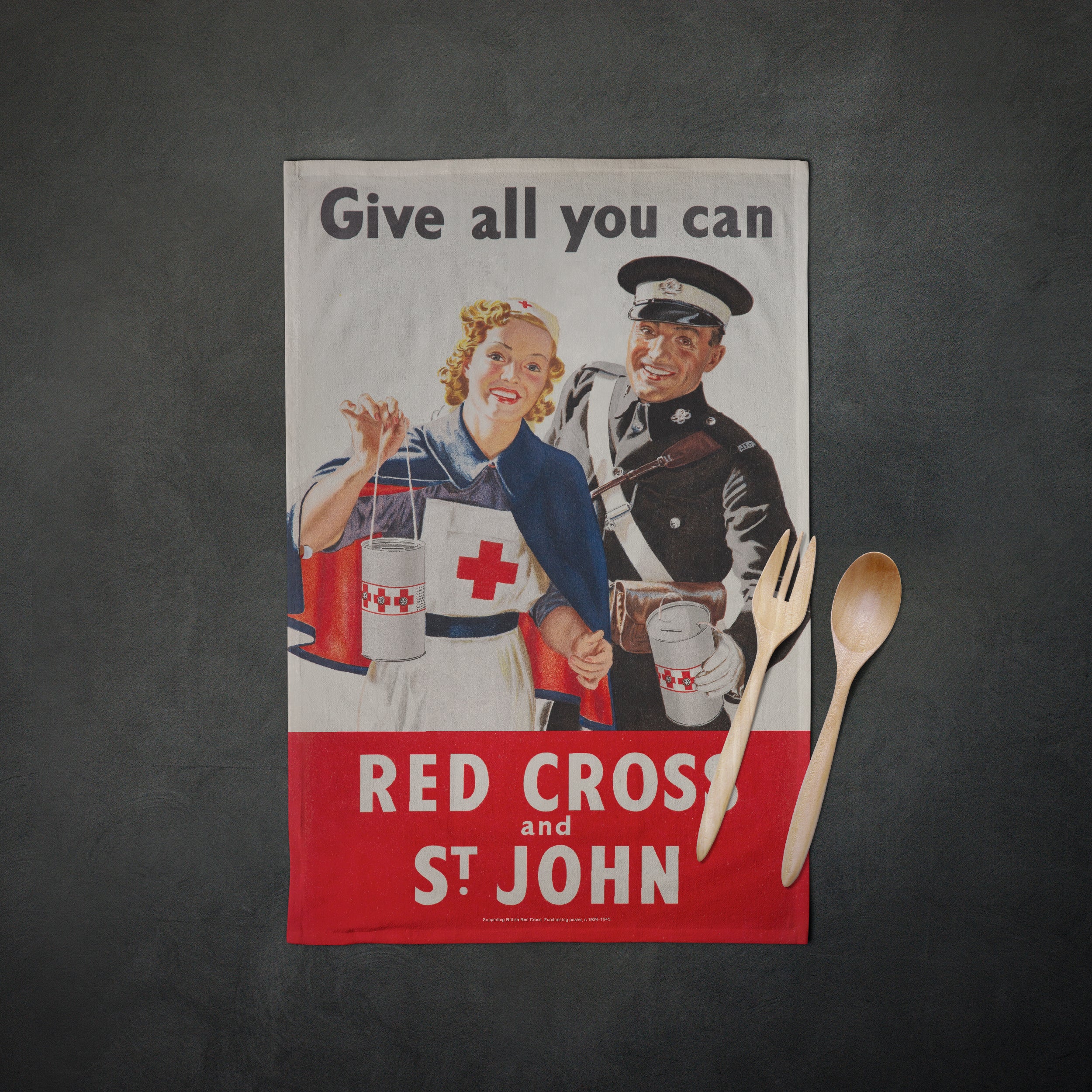 Give all you can Tea towel | Heritage Collection