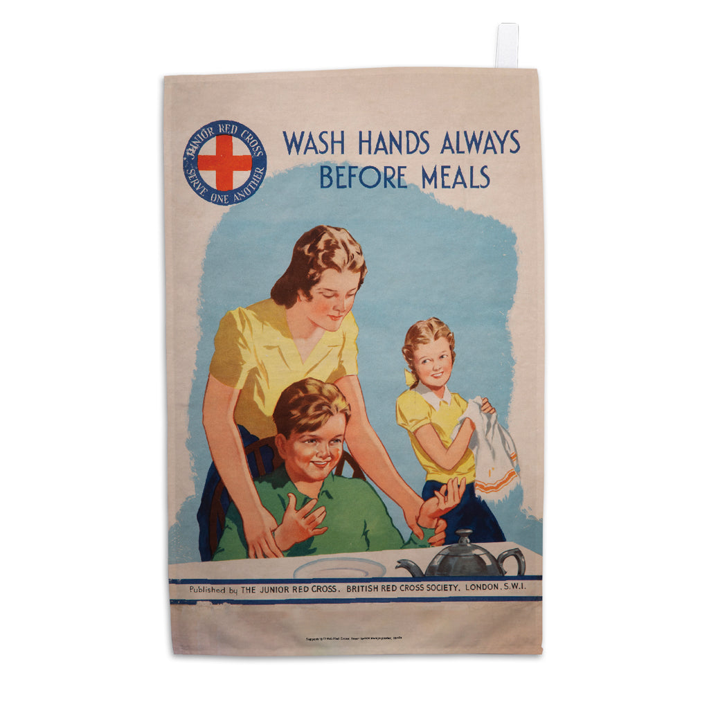 Wash hands always Tea towel | Heritage Collection