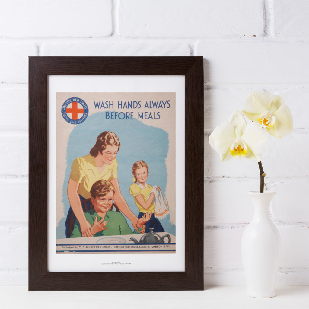 Wash hands always A3 Print | Heritage Collection