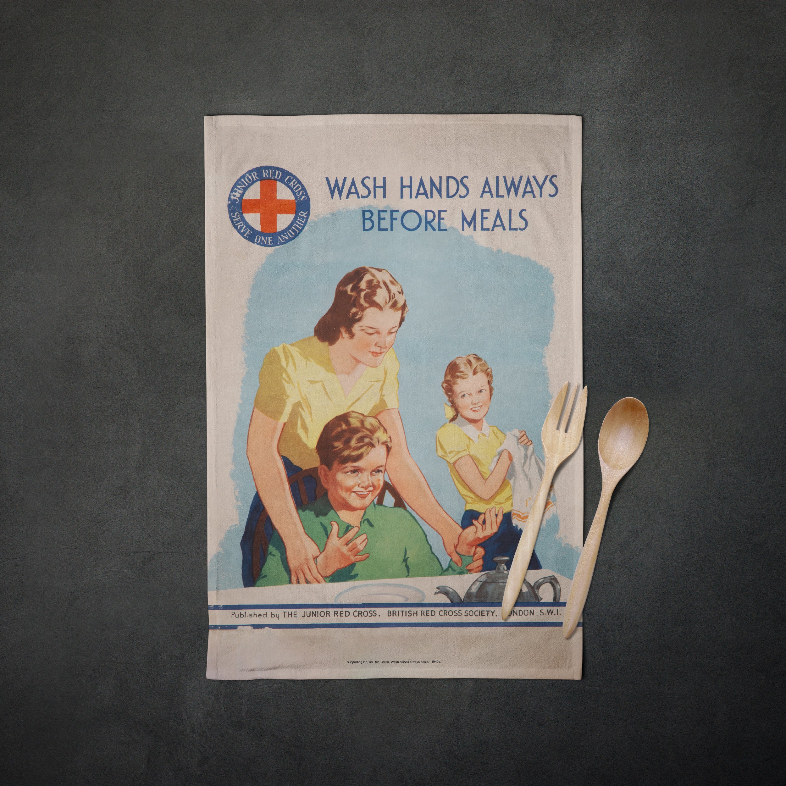 Wash hands always Tea towel | Heritage Collection