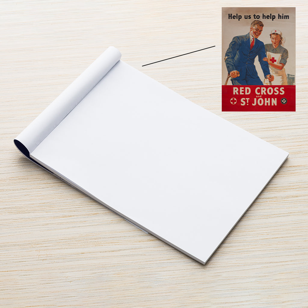 Help us help him A5 Notebook | Heritage Collection