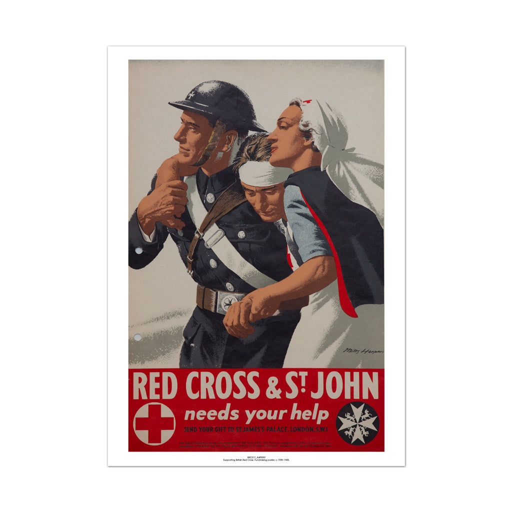 Red cross nurses A3 Print | Heritage Collection