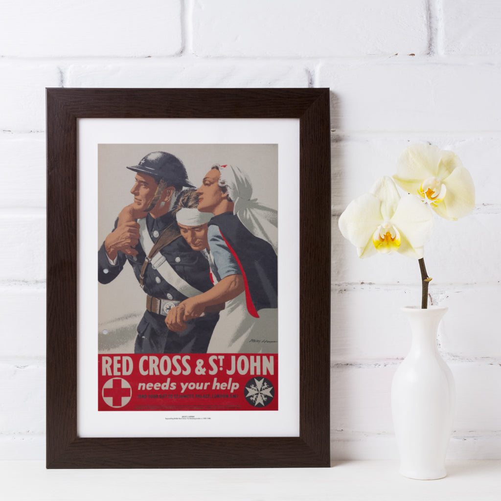 Red cross nurses A3 Print | Heritage Collection