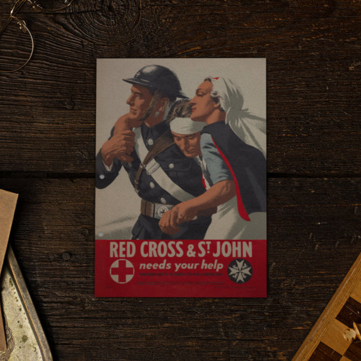Red cross nurses A5 Notebook | Heritage Collection