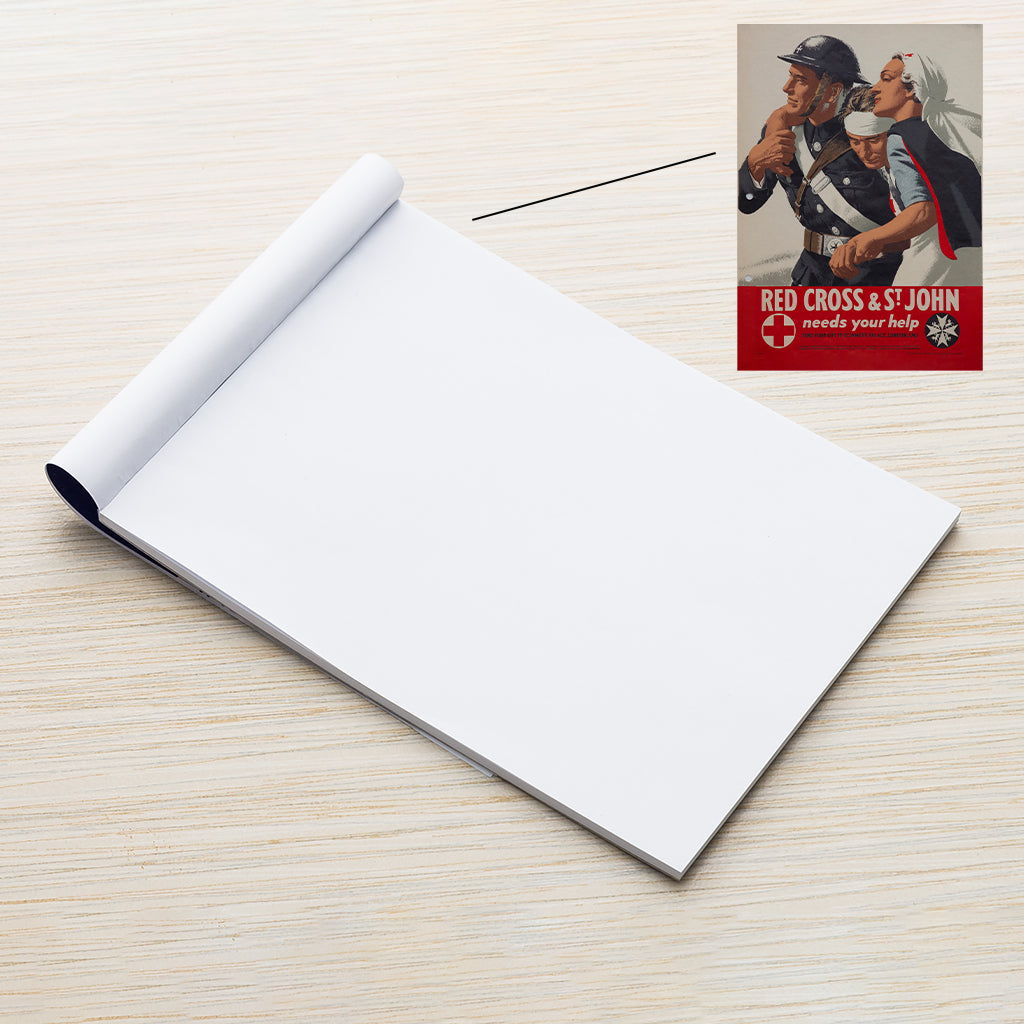 Red cross nurses A5 Notebook | Heritage Collection