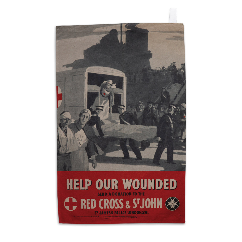 Help our wounded Tea towel | Heritage Collection