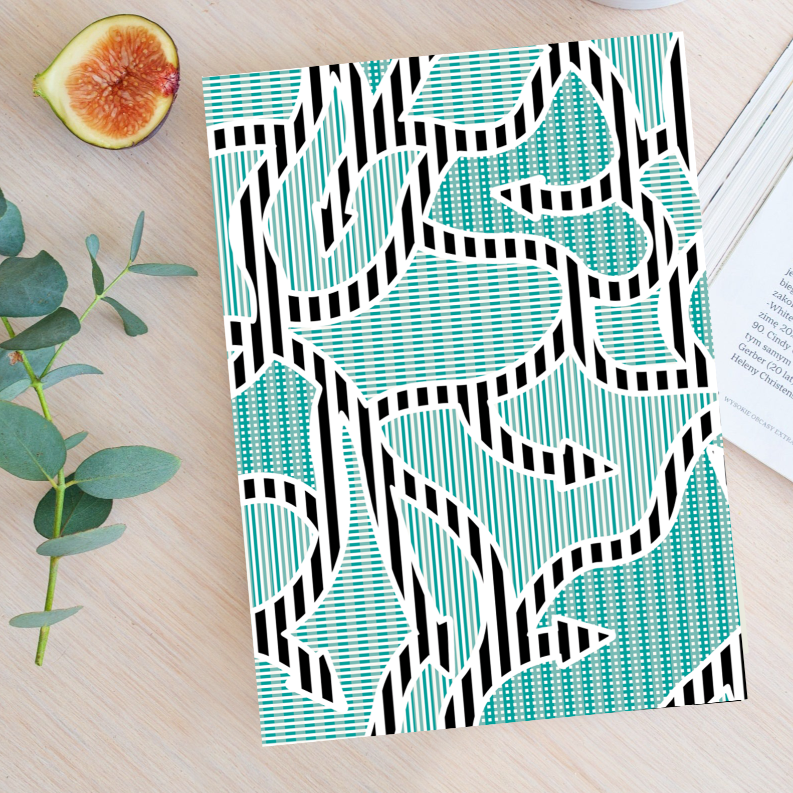 Sue Timney- Blue Arrow Notebook