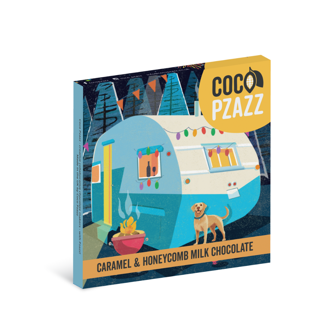 Caramel & Honeycomb Milk Chocolate | Coco Pzazz