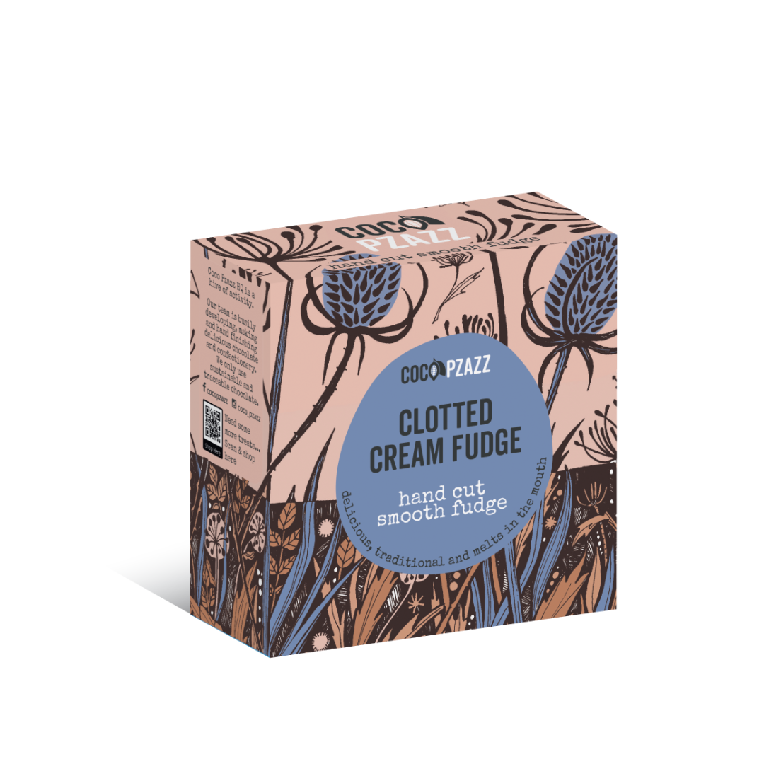 Coco Pzazz Clotted Cream Fudge 150g