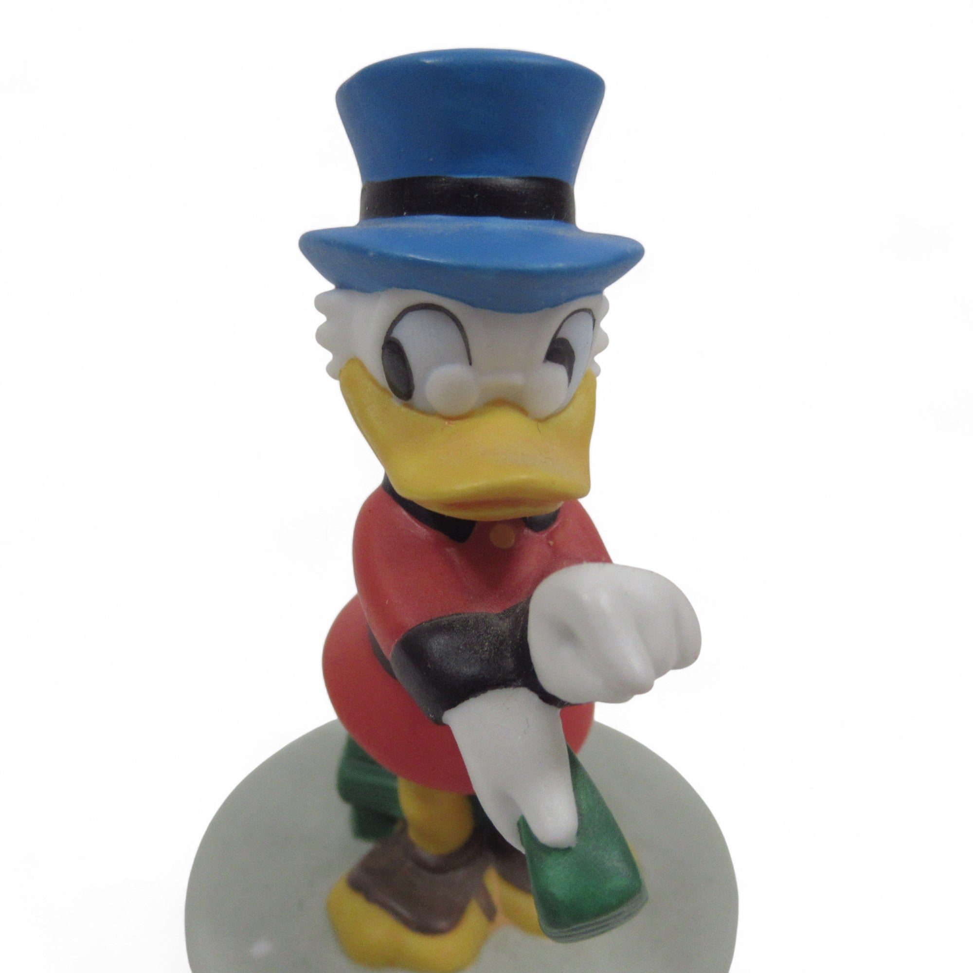 Close up image of Disney's Uncle Scrooge Ceramic/Porcelain Figure By Grolier