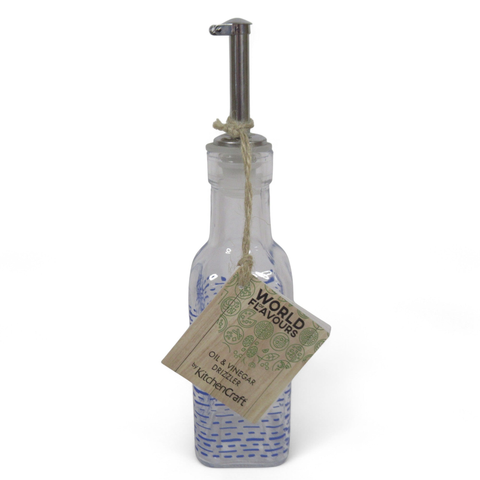 Front image of Oil & Vinegar Drizzler by Kitchen Craft w/ Tag 180ml