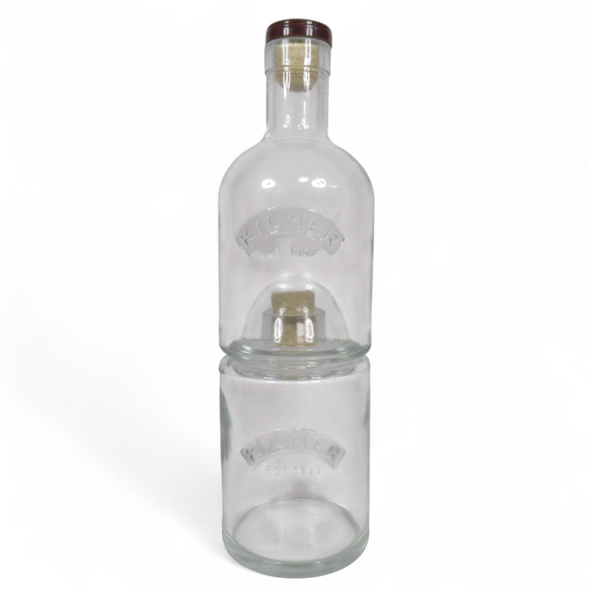 Bottle image of Kilner Stackable Bottle Set Clear Glass Boxed Kitchenware