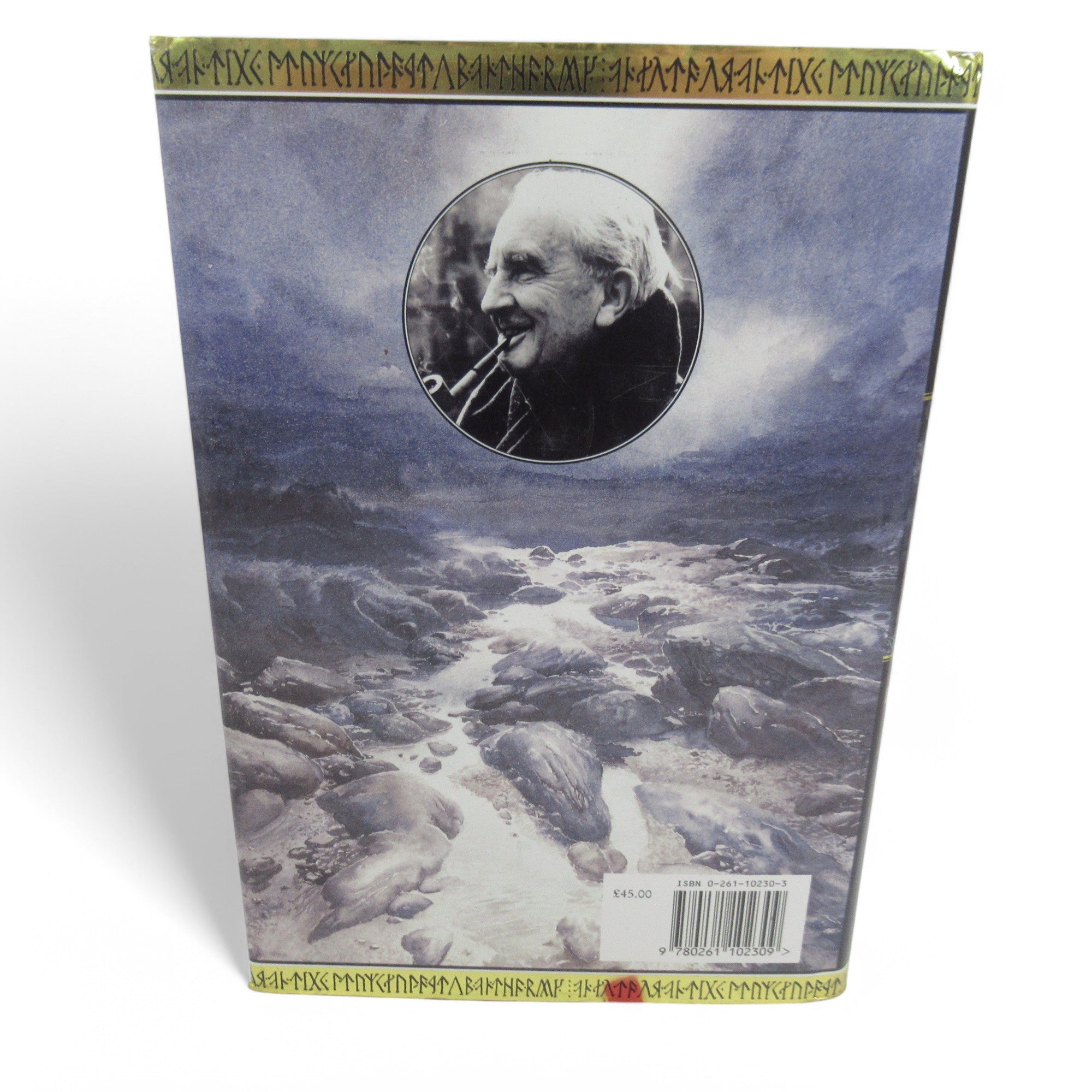 Rear cover of The Lord of the Rings J.R.R. Tolkien Harper Collins 1991