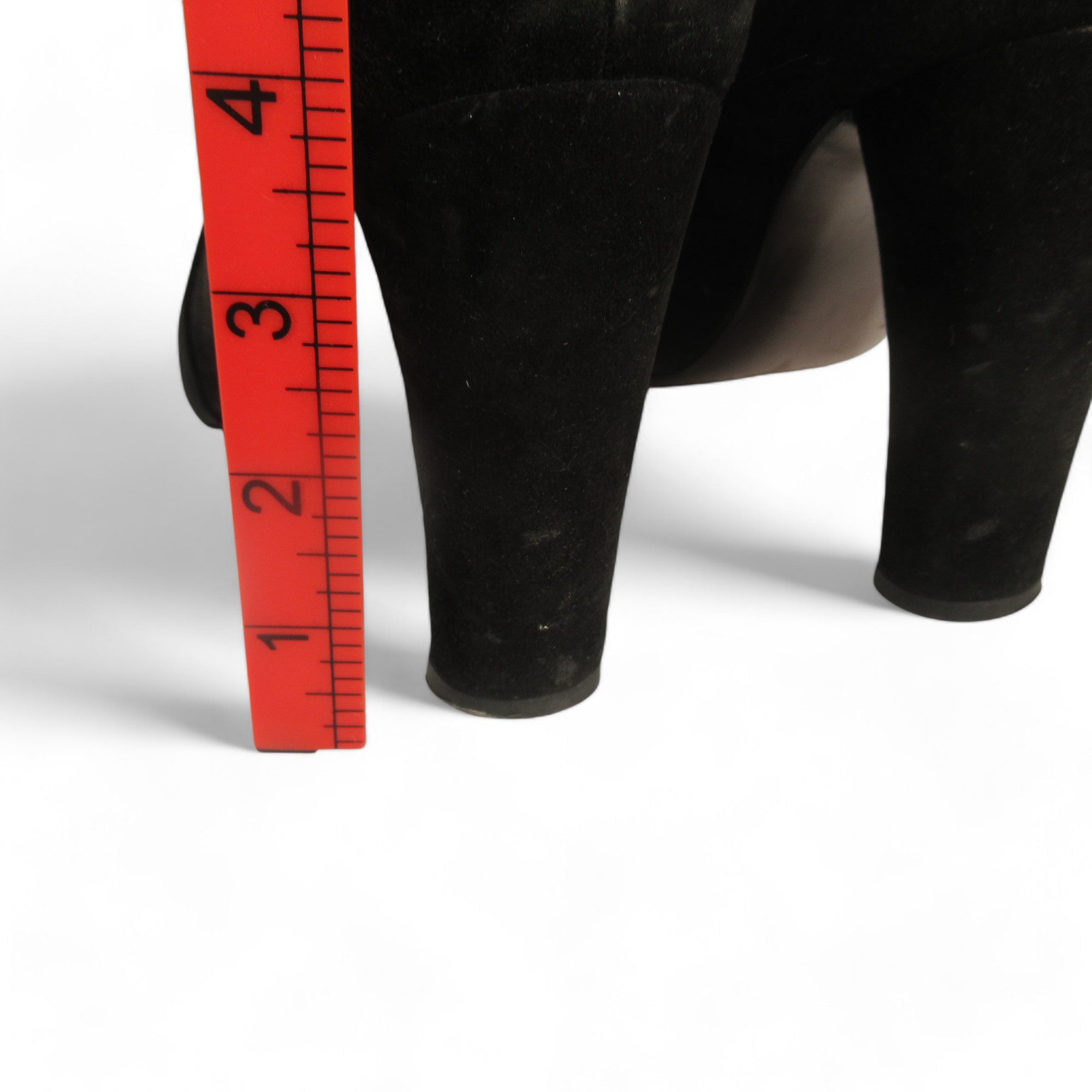 Heel image for Russell & Bromley UK 8 Black Suede Heels Shoes Womenswear | Preloved