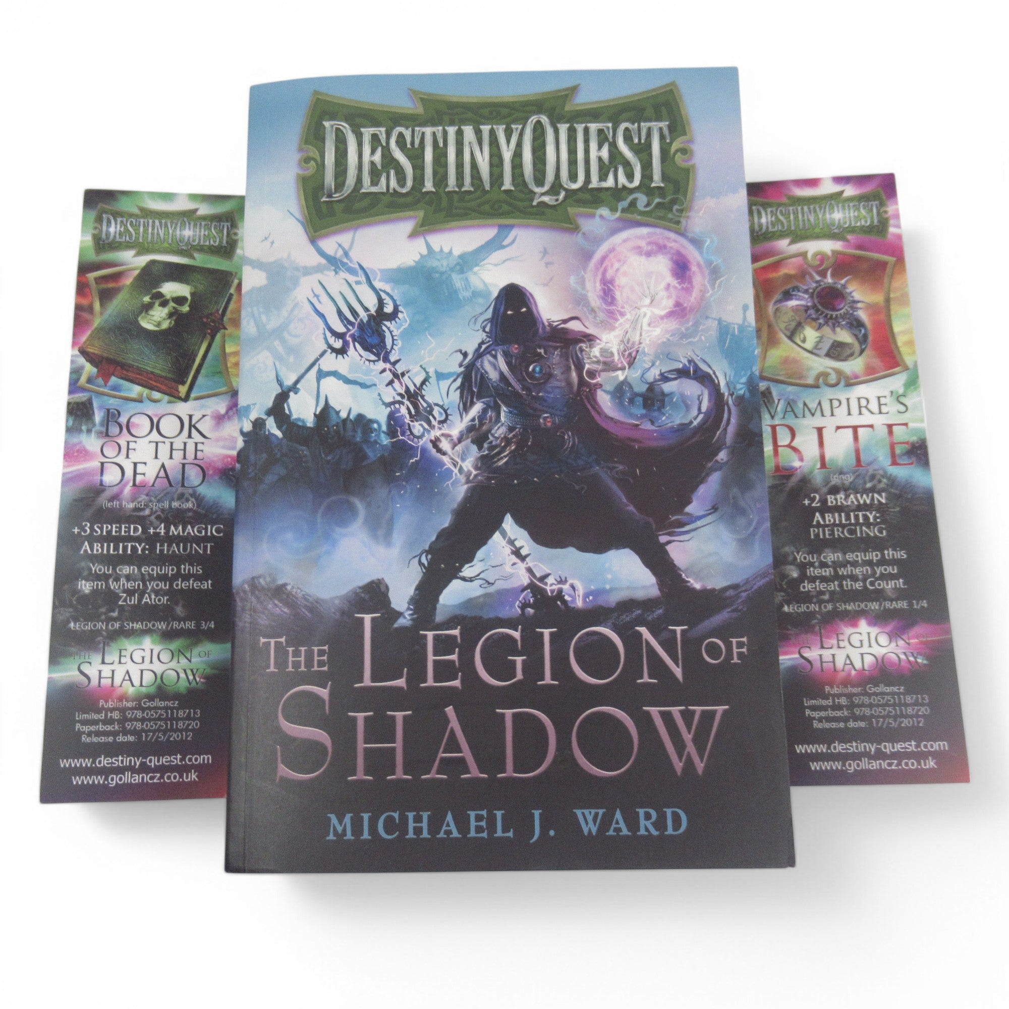 Front cover image of SIGNED Destiny Quest Book One The Legion of Shadow 2012