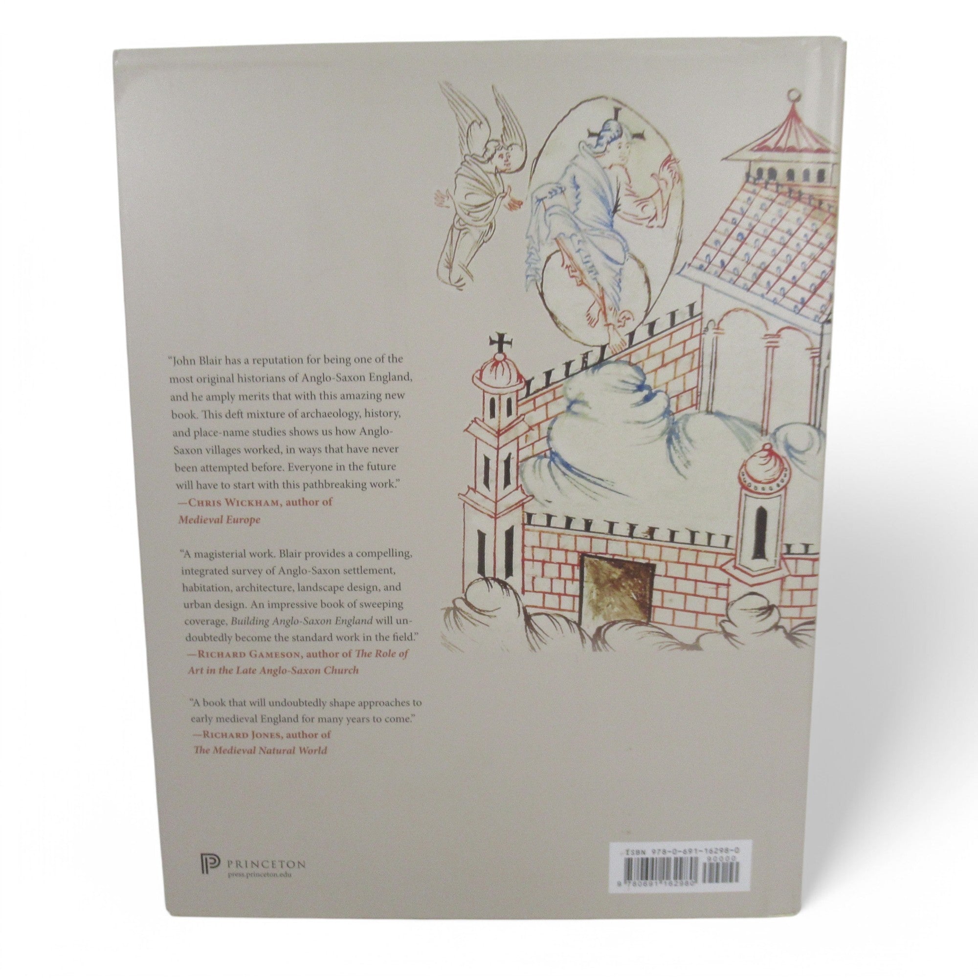 Rear cover image of Building Anglo-Saxon England John Blair Hardcover 2018