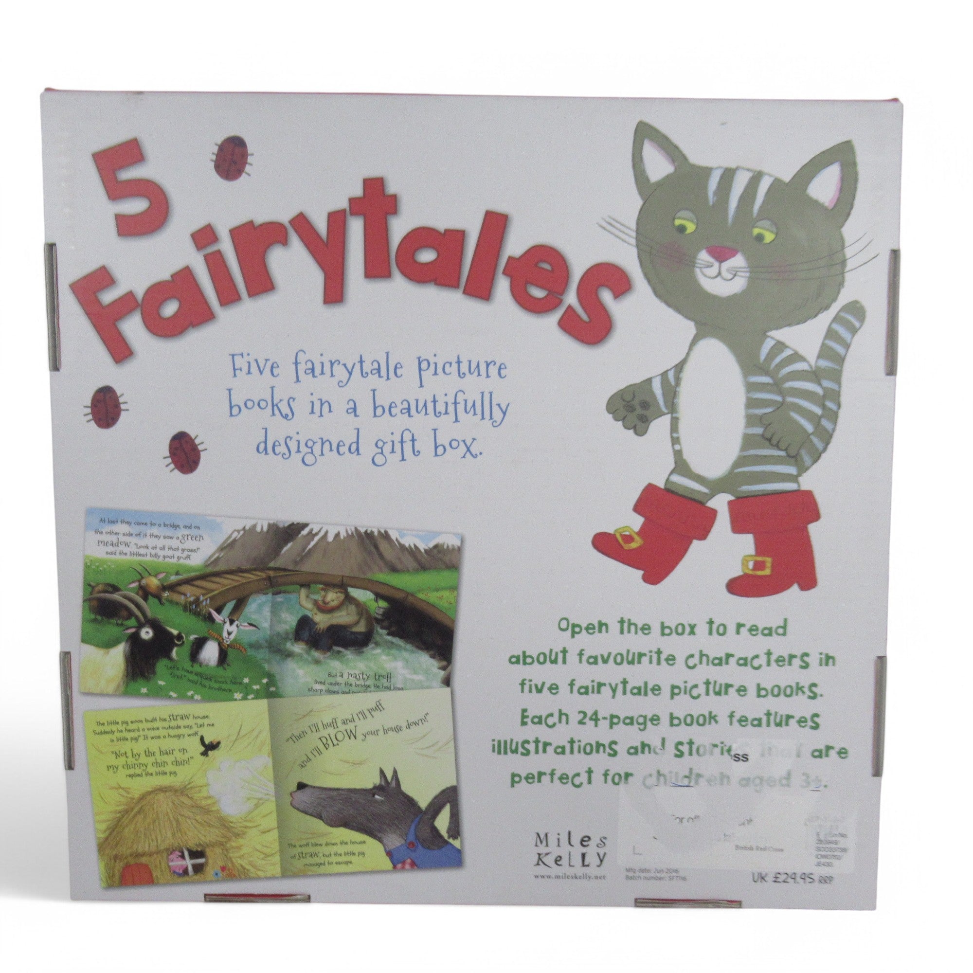 Rear cover image of 5 Just So Stories Fairy Tale Picture Books by Miles Kelly