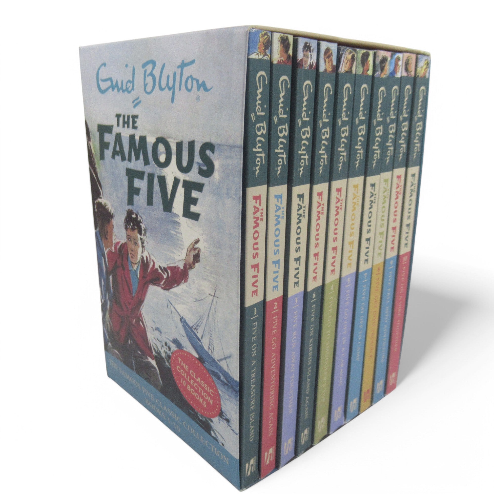 Box set image of Enid Blyton The Famous Five Classic Collection 10 Book Set