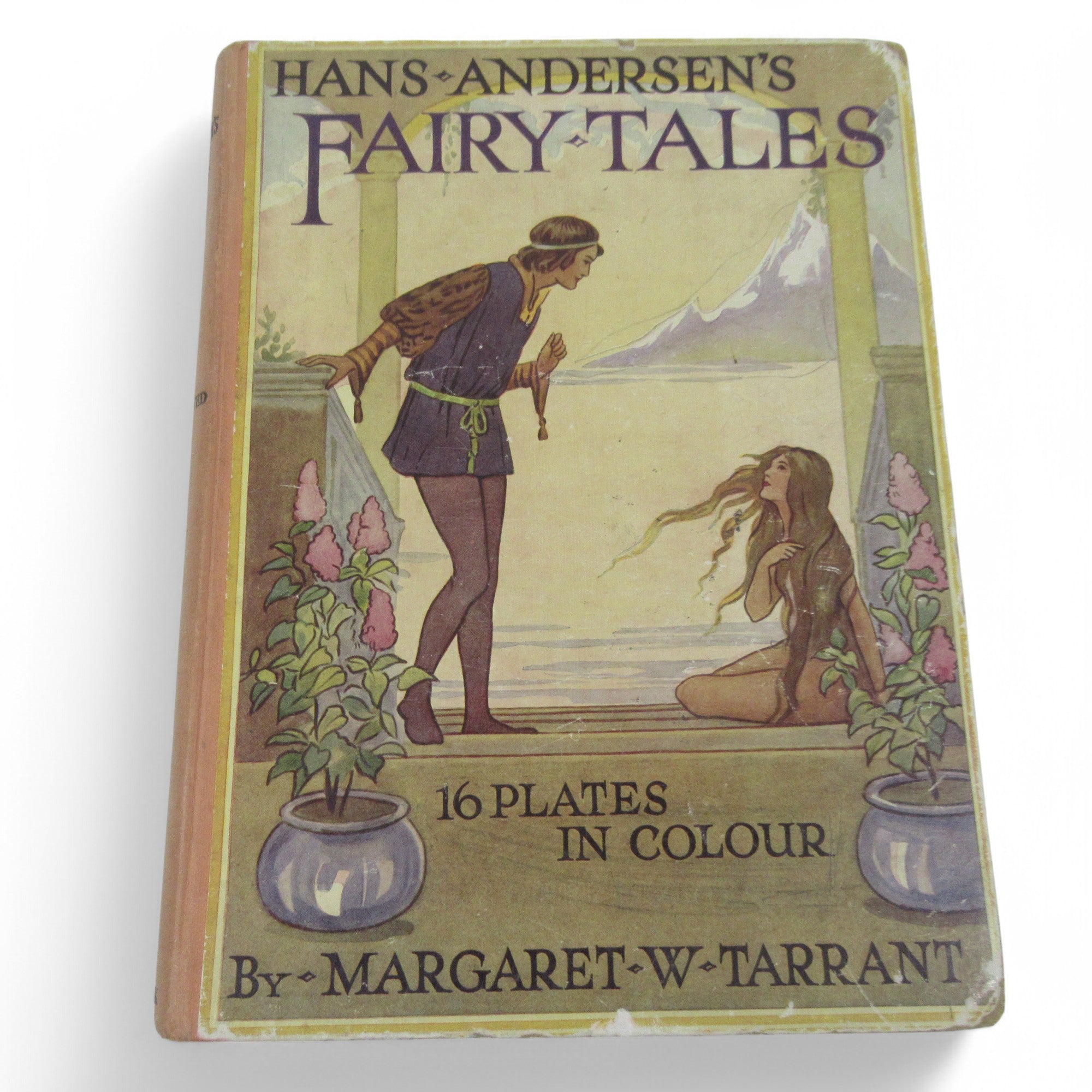 Front cover of Hans Andersen's Fairy Tales Hardback Illustrated Vintage