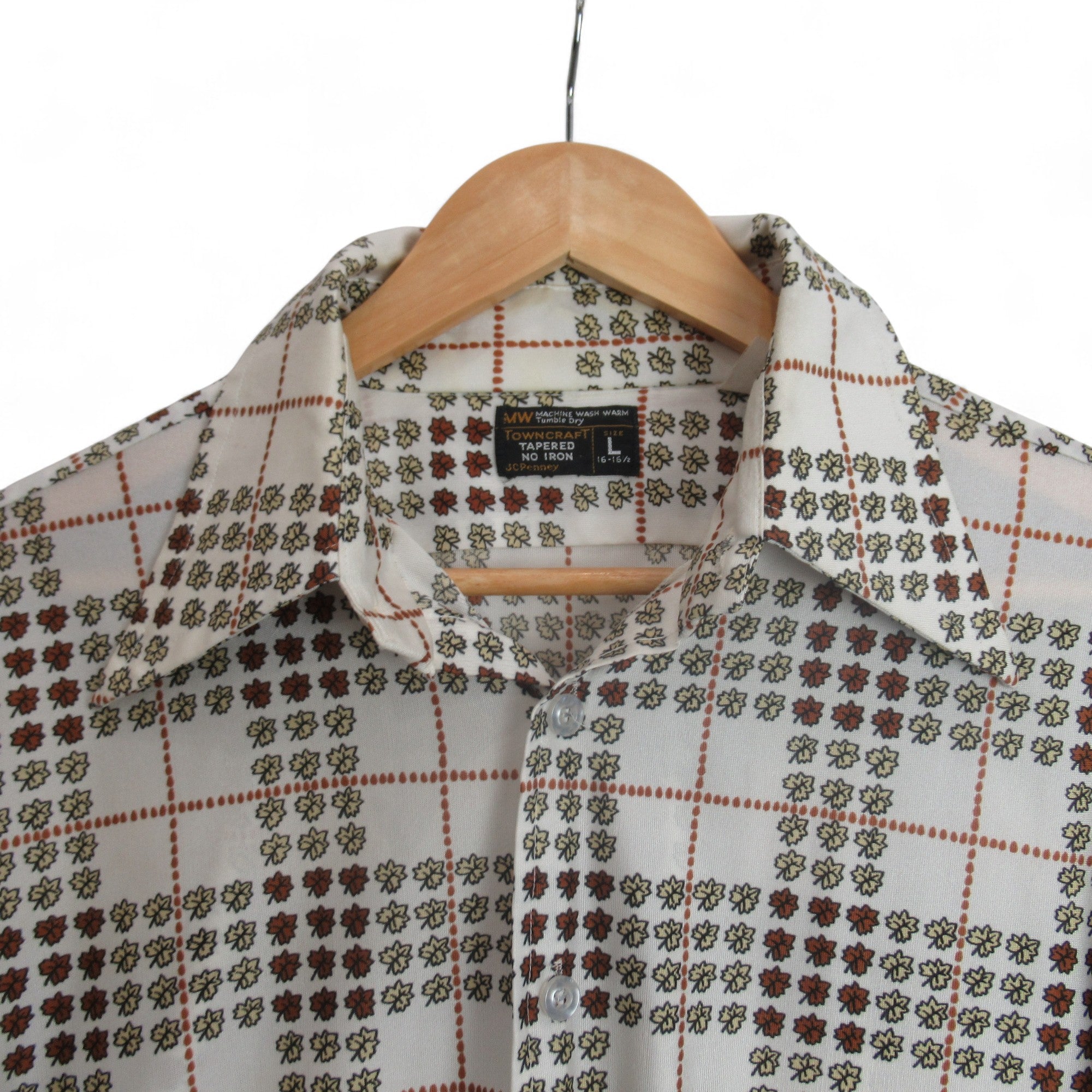 collar image for Towncraft Large Multicoloured Vintage Shirt Menswear | Preloved