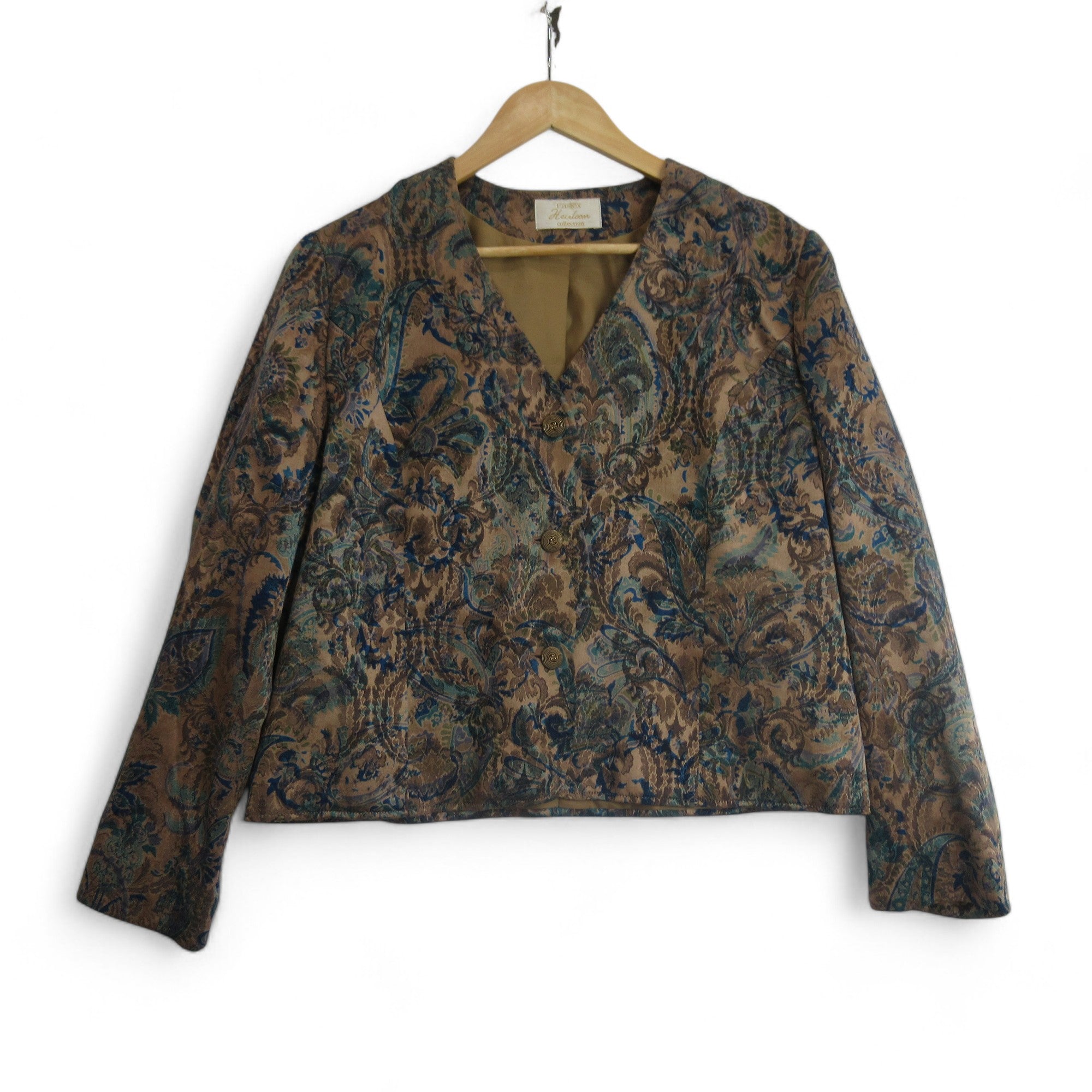 front image for Eastex Heirloom UK 18 Multicoloured Vintage Jacket Womenswear | Preloved