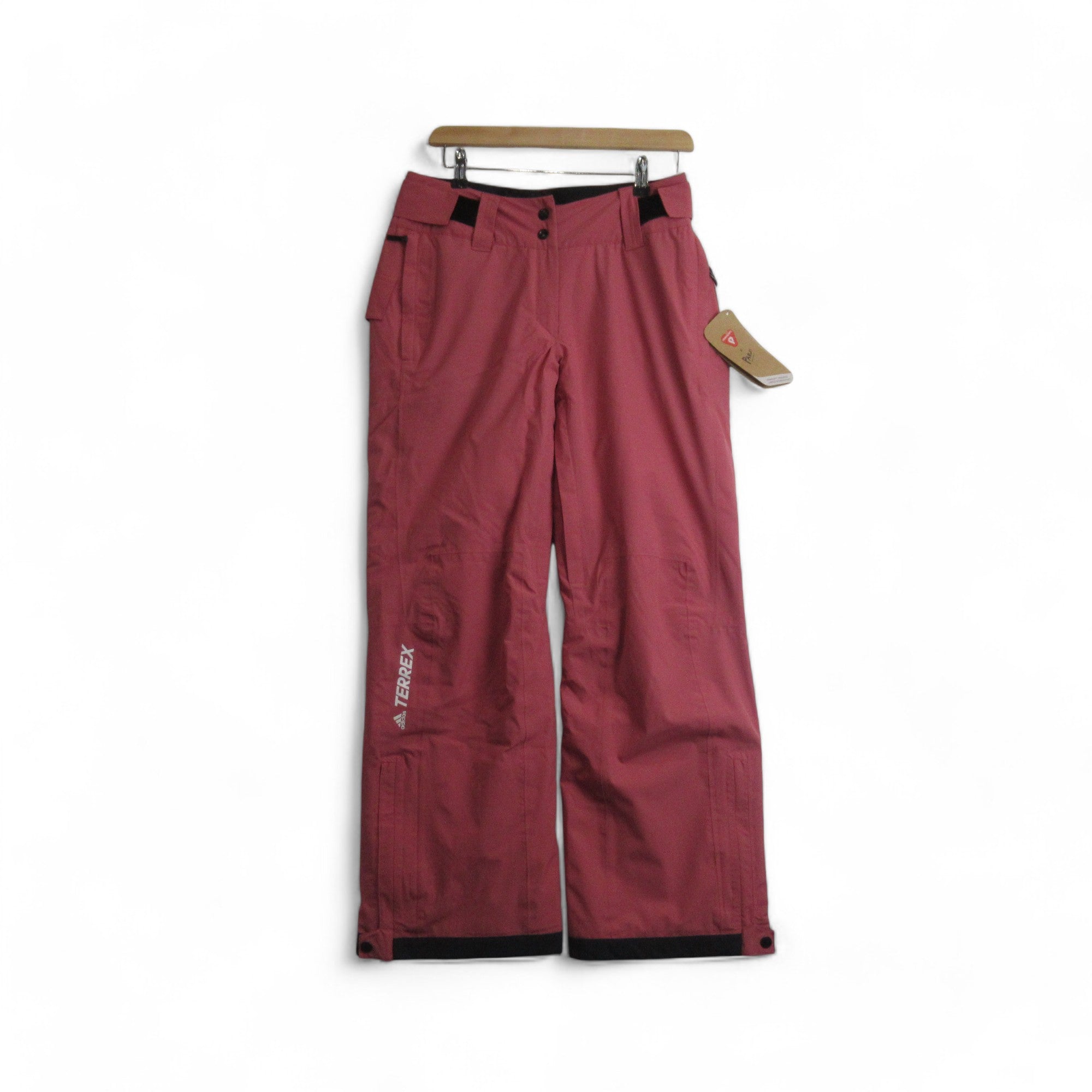 front image for Adidas Terrex UK 10 Pink Waterproof Trousers Womenswear | Preloved