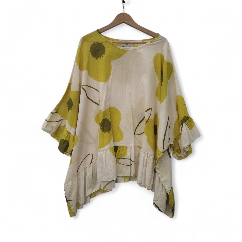 front image for Made With Love Top Blouse UK 24 Multicoloured Womenswear | Pre-loved