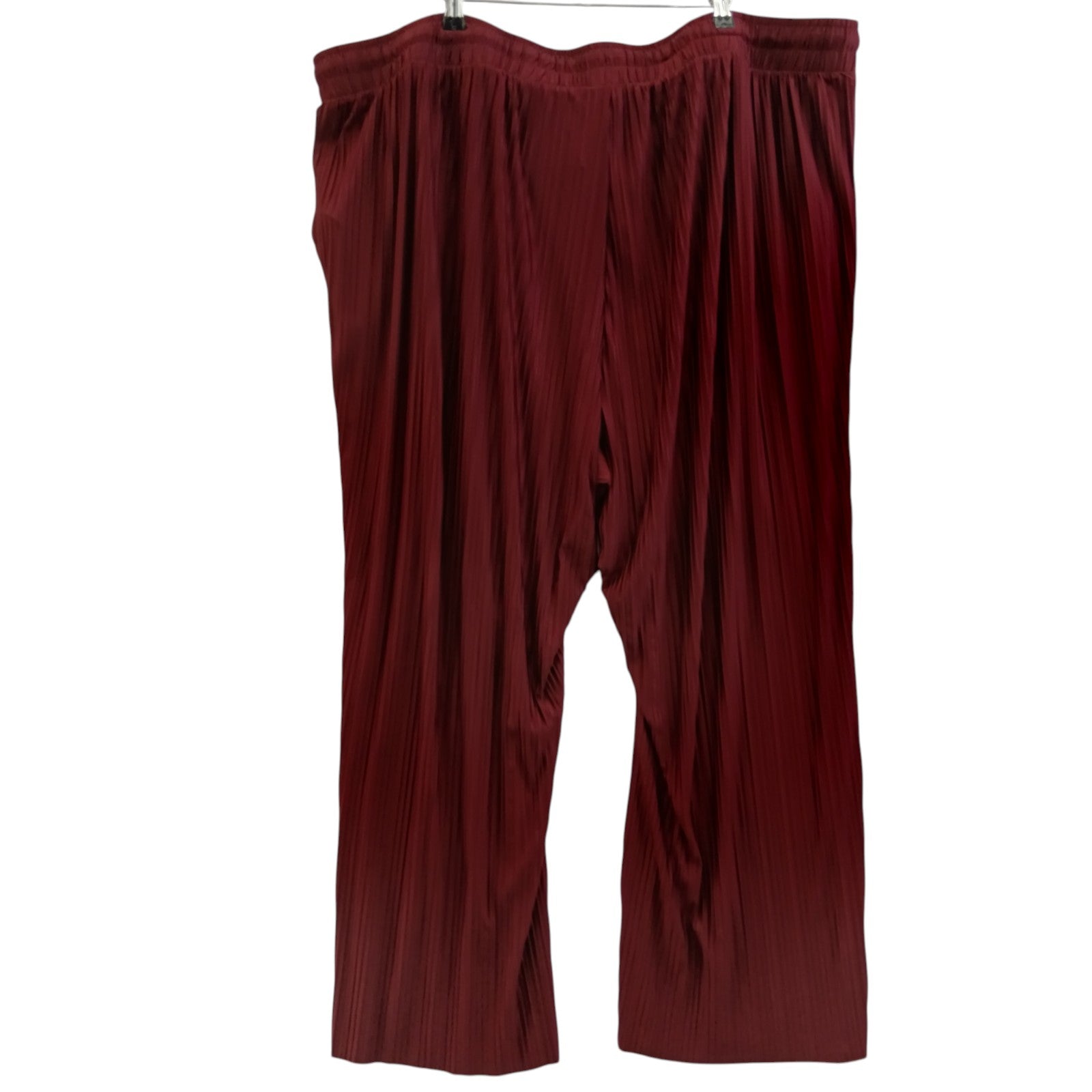 Back image for  J D Williams Burgundy Pleated Trousers UK 32 - Tags on - Womenswear | Pre- loved